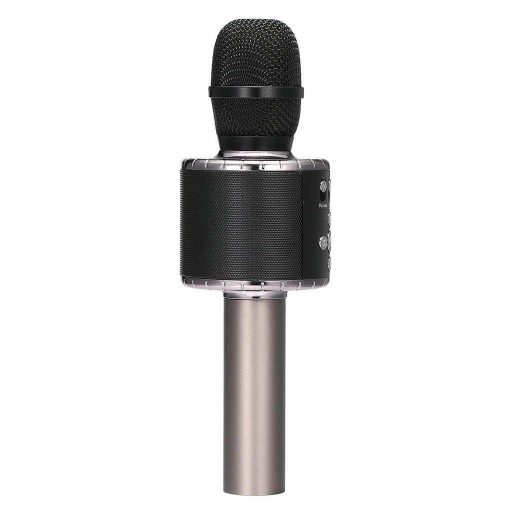 Tekmod 4-in-1 Wireless Bluetooth Microphone Karaoke Handheld Professional Mic in Black