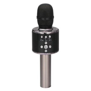 Tekmod 4-in-1 Wireless Bluetooth Microphone Karaoke Handheld Professional Mic in Black