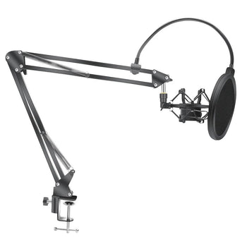 TekMod Microphone Stand Desktop Desk Mic Arm and Boom Stand
